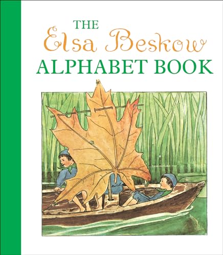 Children in a boat under a large leaf, illustrated book cover.