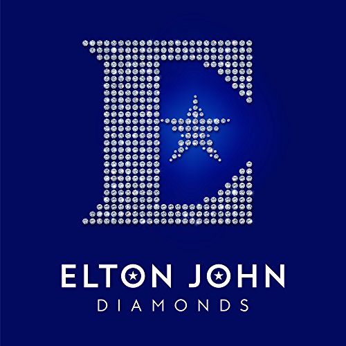 Elton John’s “Diamonds” CD cover: letter “E” made of rhinestones.