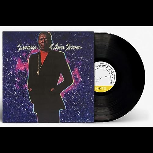 Elvin Jones "Genesis" vinyl record with portrait cover art.