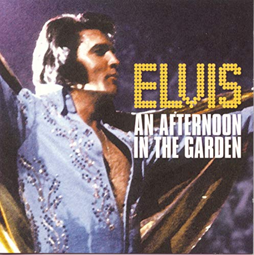 Elvis Presley album cover, close-up of Elvis in a sparkling jumpsuit.