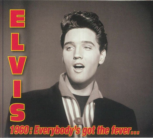 Elvis Presley album cover featuring a young Elvis in a black and white portrait.