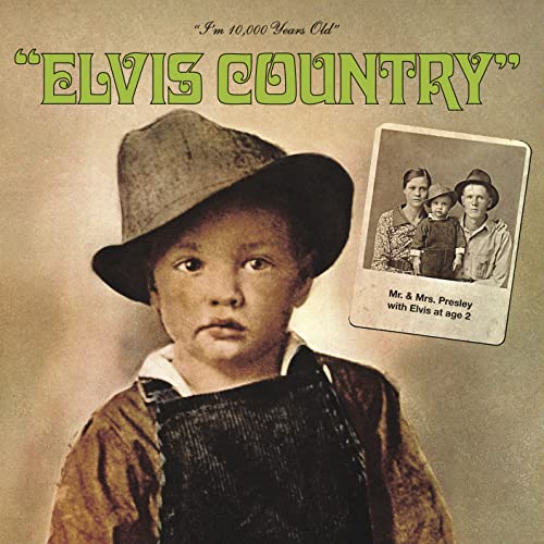 Elvis Presley "Elvis Country" 2CD album cover with childhood photo.