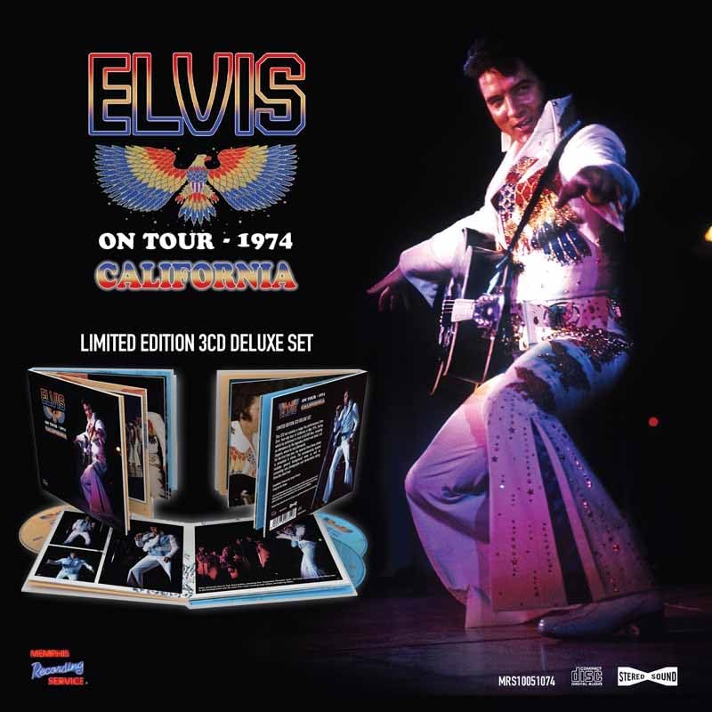 Elvis Presley “On Tour 1974: California” CD digi book set cover.