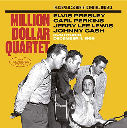 Album cover showing Elvis Presley, Carl Perkins, Jerry Lee Lewis, and Johnny Cash together.