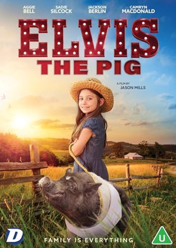 DVD cover featuring a girl with a pig in a rural landscape.