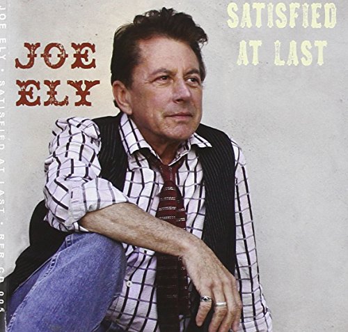CD cover for Joe Ely’s “Satisfied At Last” featuring his portrait.