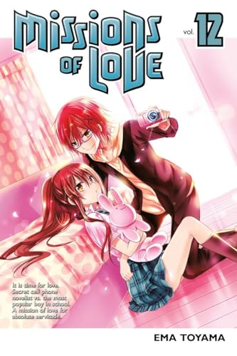 Manga cover featuring two young people with red hair in a romantic pose.
