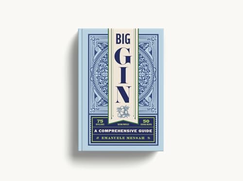 Blue book cover with ornate design and large white “BIG GIN” text.