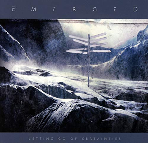 CD cover: snowy mountain landscape with a weathered signpost.