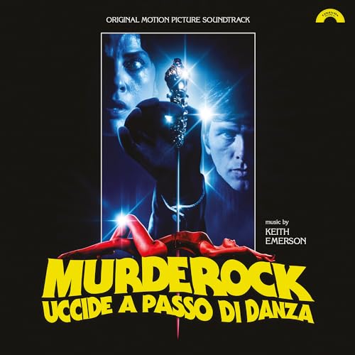 Vinyl cover showing faces, a hand holding a dagger, and a figure in red.