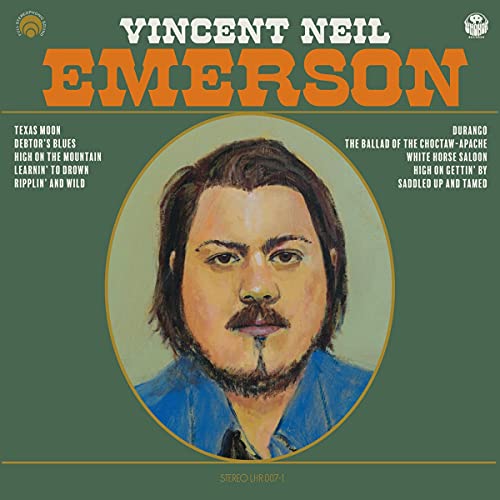 Vinyl record cover featuring portrait of singer Vincent Neil Emerson.