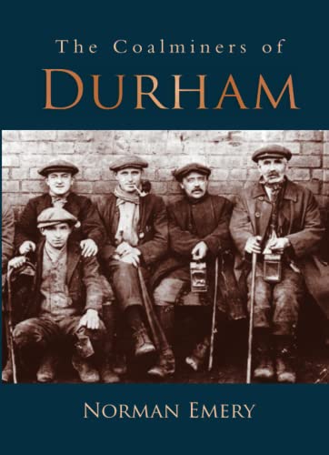 Book cover: Group portrait of five Durham coalminers in caps.