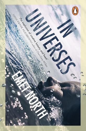 Book cover: “In Universes” by Emét North, with underwater imagery.