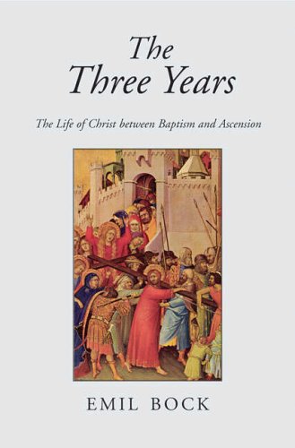 Book cover depicting a medieval-style painting of Christ carrying the cross.