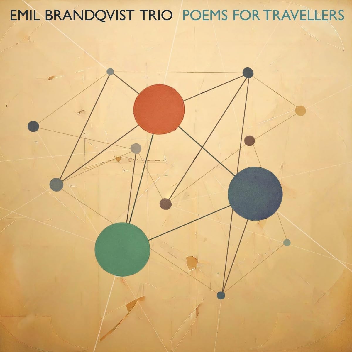 CD cover for Emil Brandqvist Trio, abstract geometric design.