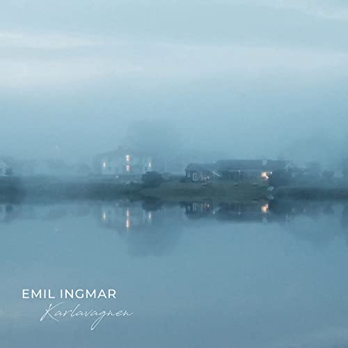 CD cover: misty landscape with houses reflected in water.