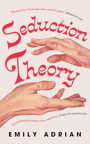 Book cover with red title "Seduction Theory" and illustrated hands.