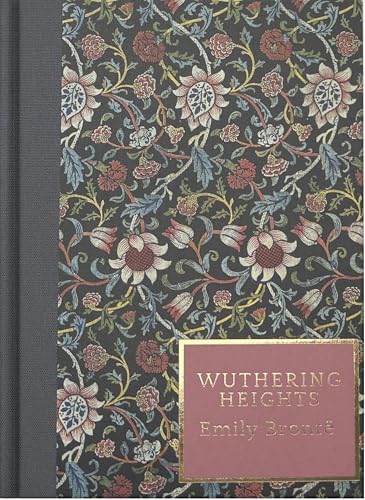 Floral patterned book cover for “Wuthering Heights” by Emily Brontë.