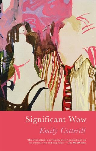 Book cover: "Significant Wow" by Emily Cotterill, abstract pink and brown art.