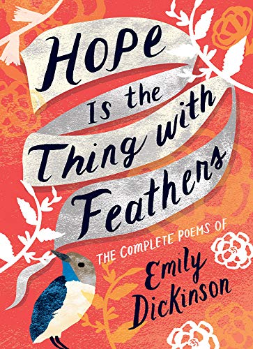Book cover with a bird, floral patterns, and the title Hope is the Thing.