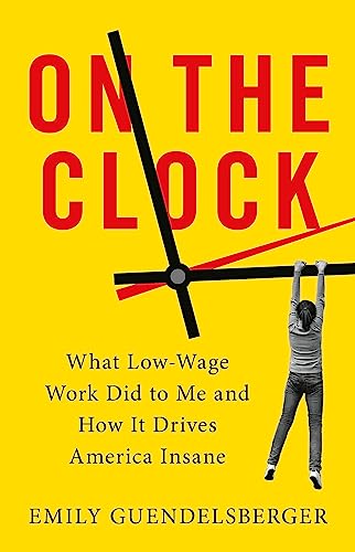 Book cover: red text, clock hands, and silhouette of a person struggling.