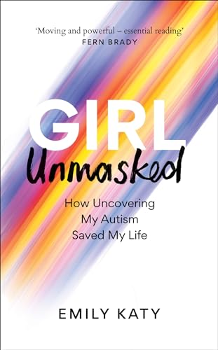 Book cover for "Girl Unmasked" by Emily Katy, with colorful streaks.