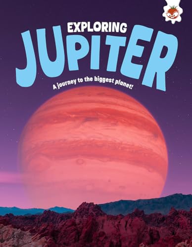 Book cover depicting the planet Jupiter with a rocky landscape.