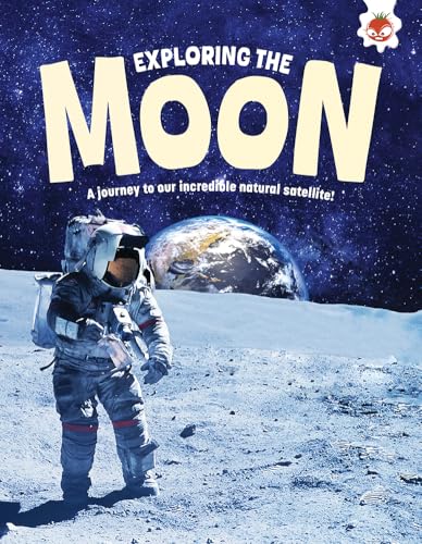 Book cover: astronaut on the moon with Earth in the background.