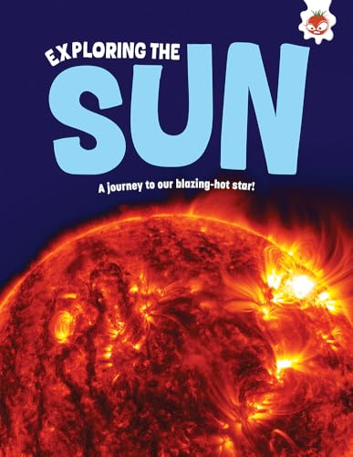 Book cover: “Exploring the Sun” with a fiery image of the sun.