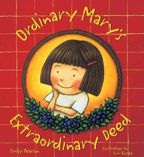Book cover: girl’s face in orange circle with floral border.