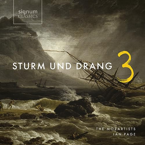 CD cover: stormy seascape with a ship, text “Sturm Und Drang” and number 3.