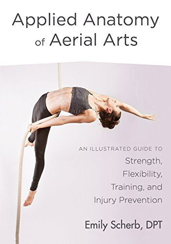 Book cover featuring a woman in an aerial silks pose.