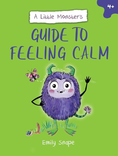 Book cover with a fluffy purple monster, butterfly, and snail.