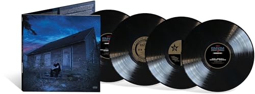 Eminem’s “The Marshall Mathers LP2” double vinyl record set with cover art.