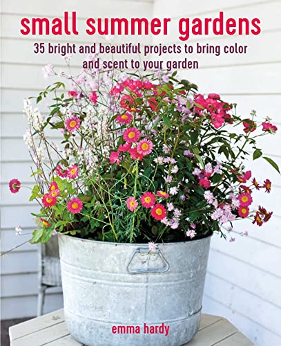 Book cover featuring a galvanized pot overflowing with pink and white flowers.