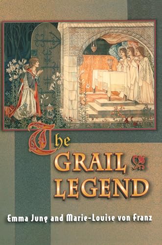 Book cover: “The Grail Legend” with medieval illustration of a quest.