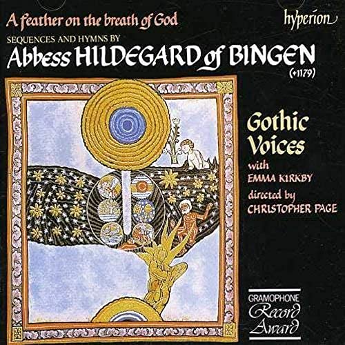 CD cover featuring medieval-style illustration of figures and gold circles on a black background.