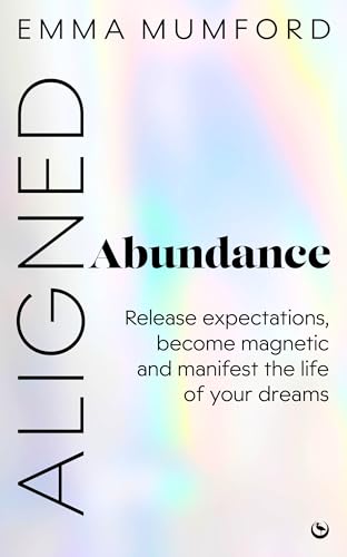 Book cover with title “Aligned Abundance” in large, vertical text.