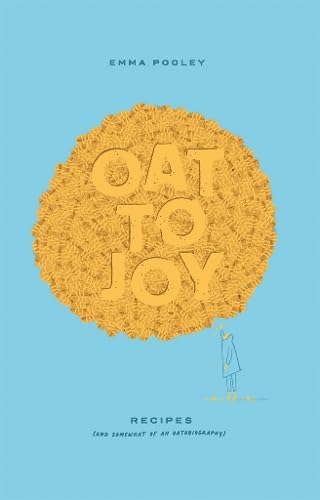 Book cover with a large oat circle, title text, and a small person illustration.