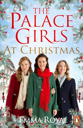 Book cover featuring three women in coats, with Buckingham Palace backdrop.