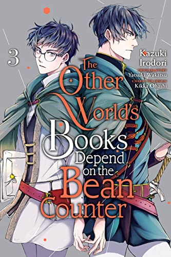 Manga cover with two young men and the title “The Other World’s Books.”
