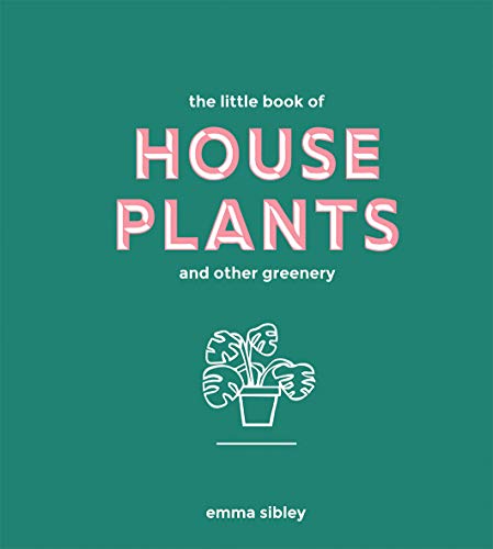 Green book cover with pink text reading "House Plants" and a plant illustration.