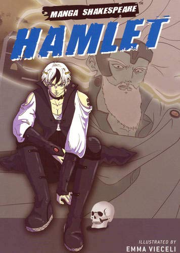 Manga Shakespeare: Hamlet cover with a young Hamlet and a skull.