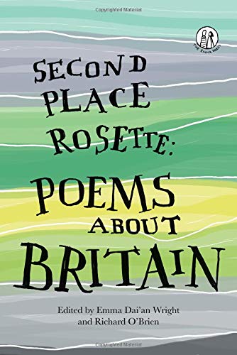 Book cover with green, grey, and yellow abstract background and black title text.