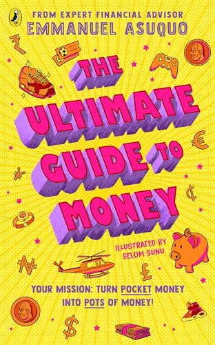Book cover with colorful 3D text, money symbols, and illustrated objects.