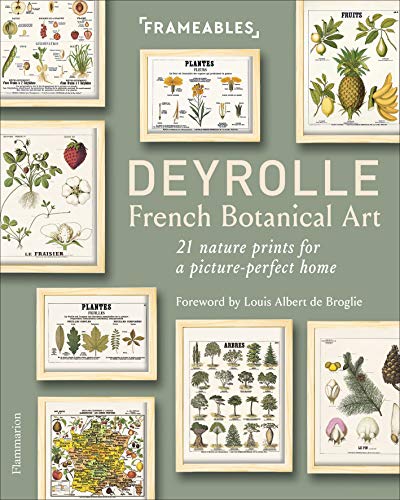 Book cover featuring vintage botanical illustrations in gold frames.