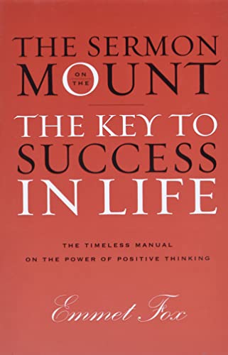 Red book cover with white text: "The Sermon on the Mount.