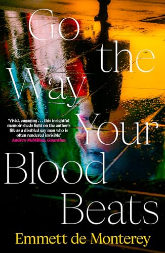 Book cover: blurred city reflection with large white title text.