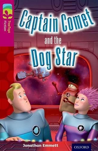 Book cover: “Captain Comet and the Dog Star” featuring two astronauts and a robot.
