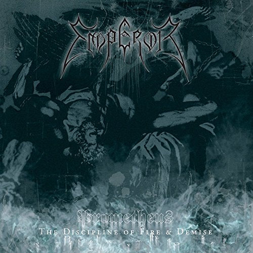 Emperor album cover: dark, textured imagery with figures and band logo.